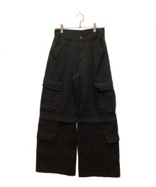 X-GIRL（エックスガール）の古着「2WAY CARGO PANTS」｜ブラック