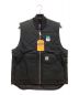 CarHartt（カーハート）の古着「DUCK VEST / ダックベスト」｜ブラック