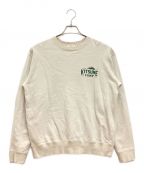 maison kitsuneメゾンキツネ）の古着「CAMP SWEAT SHIRT / キャンプ スウェット シャツ」｜ベージュ