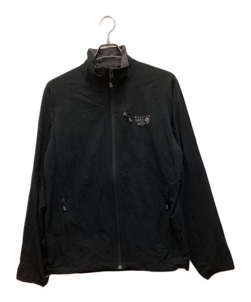 MOUNTAIN HARD WEAR（マウンテンハードウェア）MOUNTAIN HARD WEAR (マウンテンハードウェア) ソフトシェルナイロンジャケット ブラック サイズ:Mの古着・服飾アイテム