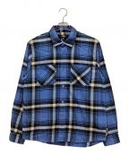 stussyステューシー）の古着「CLASSIC BAILEY PLAID LS SHIRT / クラシック ベイリー プレイド ロングスリーブ シャツ」｜ブルー