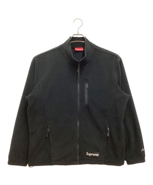 SUPREME（シュプリーム）Supreme (シュプリーム) polartec zip jacket / ポーラテック ジップ ジャケット ブラック サイズ:Mediumの古着・服飾アイテム