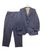 Der SAMMLER SOLO×The Three Robbersディアザムラーソロ×スリーラバーズ）の古着「KEATON JACKET & PANTS VINTAGE FABRIC / キートン ジャケット & パンツ ヴィンテージファブリック」｜ネイビー