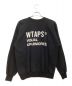 WTAPS (ダブルタップス) Fortless Sneak Crew Sweat / フォートレス スニーク クルー スウェット ブラック サイズ:X02：15000円