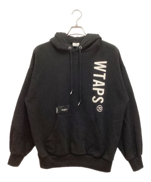 WTAPS（ダブルタップス）WTAPS (ダブルタップス) SIGN HOODY / サインフーディー ブラック サイズ:X02の古着・服飾アイテム