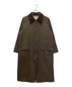 Barbourバブアー）の古着「オーバーサイズ BURGHLEY COAT 2 バーレーコート 2 JOURNAL STANDARD別注」｜オリーブ