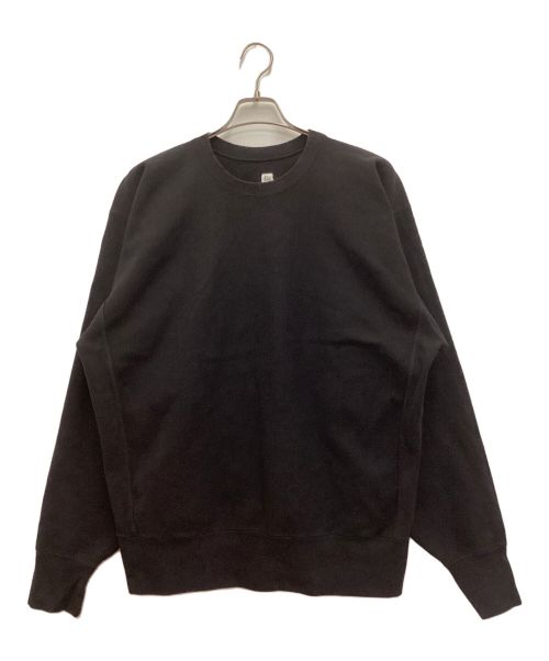 KAPTAIN SUNSHINE（キャプテンサンシャイン）KAPTAIN SUNSHINE (キャプテンサンシャイン) Stretch Sweat Pullover / ストレッチ スウェット プルオーバー ブラック サイズ:40の古着・服飾アイテム