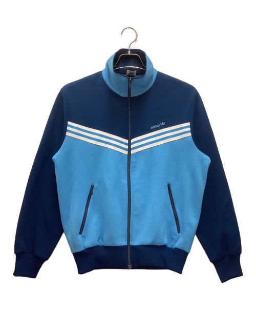 adidas（アディダス）adidas (アディダス) ヴィンテージジャージ　デサント ネイビー×ブルー サイズ:Mの古着・服飾アイテム