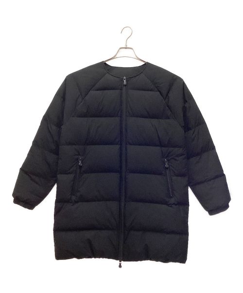 Pyrenex（ピレネックス）Pyrenex (ピレネックス) SHIPS (シップス) 別注 ARTNEY MINI RIP-STOP ノーカラーダウンコート ブラック サイズ:Mの古着・服飾アイテム