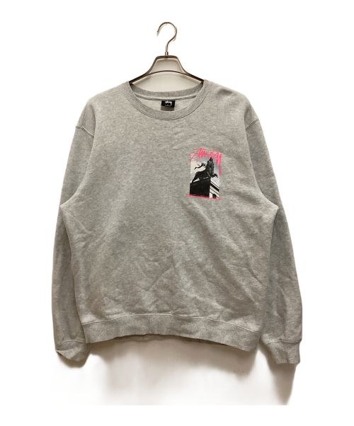 stussy（ステューシー）stussy (ステューシー) スウェット グレー サイズ:SIZE Lの古着・服飾アイテム