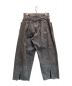 stein (シュタイン) EX WIDE HOOKED DENIM JEANS/ワイドホックドデニムジーンズ ブラック サイズ:SIZE XS：10000円