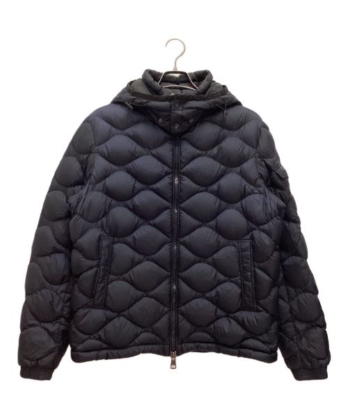 MONCLER（モンクレール）MONCLER (モンクレール) MORANDIERES / モランデレス ダウンジャケット キルティング フーディー ネイビー サイズ:4の古着・服飾アイテム