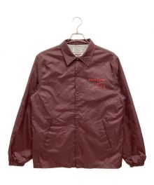 WACKO MARIA（ワコマリア）の古着「UP IN SMOKE Cheech & Chong COACH JACKET / アップ イン スモーク チーチ & チョン コーチジャケット」｜レッド