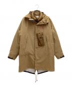 C.P COMPANYシーピーカンパニー）の古着「GORE-TEX 3L INFINIUM MIXED GOGGLE DOWN PARKA / ゴアテックス 3L インフィニアム ミックス ゴーグル ダウンパーカー」｜ベージュ