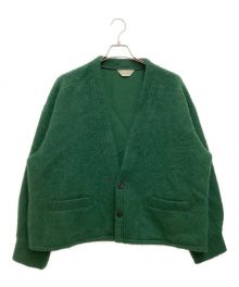 jieda（ジエダ）の古着「MOHAIR CARDIGAN / モヘアカーディガン」｜グリーン