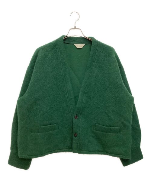 jieda（ジエダ）jieda (ジエダ) MOHAIR CARDIGAN / モヘアカーディガン グリーン サイズ:1の古着・服飾アイテム