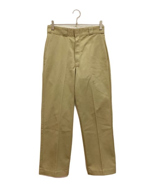 Dickies（ディッキーズ）Dickies (ディッキーズ) ワークパンツ　センタープレス　80s　チビタグ　USA製 カーキ サイズ:W30の古着・服飾アイテム