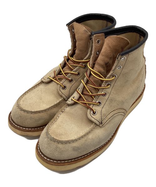 RED WING（レッドウィング）RED WING (レッドウィング) アイリッシュセッター スウェードワークブーツ 6インチ クラシック モック USA製 ベージュ サイズ:26.5の古着・服飾アイテム