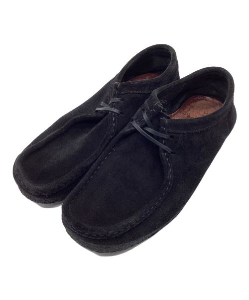 CLARKS（クラークス）CLARKS (クラークス) ワラビーブーツ　スエード ブラック サイズ:UK7の古着・服飾アイテム