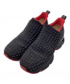 Christian Louboutinクリスチャン・ルブタン）の古着「SPIKE SOCK DONNA FLAT NEOPRENE/スパイク ソック ドナ ネオ プレーン」｜ブラック