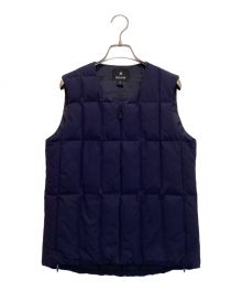 Snow peak（スノーピーク）の古着「Conceal Down Vest / コンシール ダウンベスト」｜ネイビー