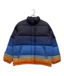 SUPREME（シュプリーム）の古着「Gradient Puffy Jacket/グラデーション パフィー ジャケット」｜ブルー×オレンジ