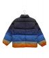 SUPREME (シュプリーム) Gradient Puffy Jacket/グラデーション パフィー ジャケット ブルー×オレンジ サイズ:SIZE M：30000円