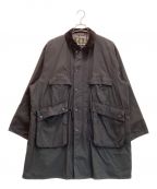 Barbour×KAPTAIN SUNSHINEバブアー×キャプテンサンシャイン）の古着「Stand Collar Traveller Coat / スタンドカラートラベラーコート」｜ブラック