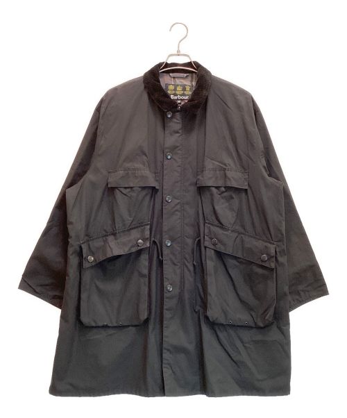 Barbour（バブアー）Barbour (バブアー) KAPTAIN SUNSHINE (キャプテンサンシャイン) Stand Collar Traveller Coat / スタンドカラートラベラーコート ブラック サイズ:38の古着・服飾アイテム