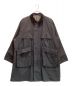 Barbour（バブアー）の古着「Stand Collar Traveller Coat / スタンドカラートラベラーコート」｜ブラック