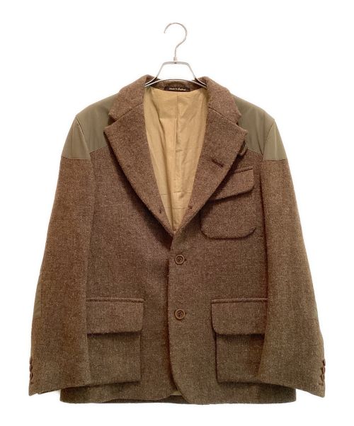 Harris Tweed（ハリスツイード）Harris Tweed (ハリスツイード) NIGEL CABOURN (ナイジェルケーボン) CLASSIC MALLORY JACKET / クラシック マロリー ジャケット　ハリスツイード ブラウン サイズ:50の古着・服飾アイテム