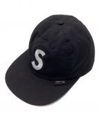 SUPREMEシュプリーム）の古着「Cordura S Logo 6-Panel / コーデュラ S ロゴ 6パネル キャップ」｜ブラック