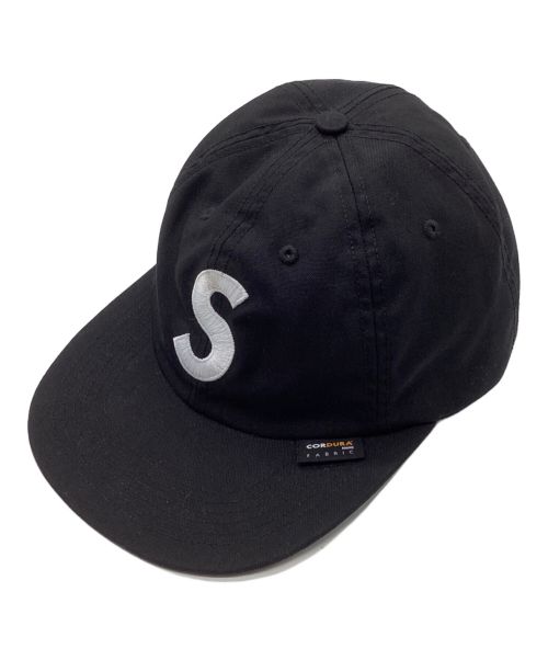 SUPREME（シュプリーム）Supreme (シュプリーム) Cordura S Logo 6-Panel / コーデュラ S ロゴ 6パネル キャップ ブラックの古着・服飾アイテム