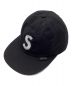 Supreme（シュプリーム）の古着「Cordura S Logo 6-Panel / コーデュラ S ロゴ 6パネル キャップ」｜ブラック