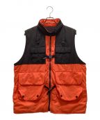 X-LARGEエクストララージ）の古着「NYLON VEST / ナイロンベスト」｜オレンジ