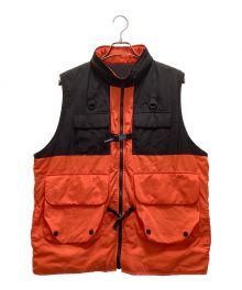 X-LARGE（エクストララージ）の古着「NYLON VEST / ナイロンベスト」｜オレンジ