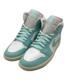 NIKE（ナイキ）の古着「Women's Air Jordan 1 Mid "Light Dew"」｜ホワイト・スカイブルー