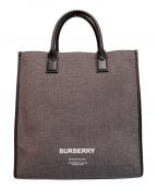 BURBERRYバーバリー）の古着「2WAYバッグ ホースフェリープリント トートバッグ ショルダーバッグ」｜グレー