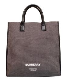 BURBERRY（バーバリー）の古着「2WAYバッグ ホースフェリープリント トートバッグ ショルダーバッグ」｜グレー