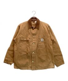 CarHartt（カーハート）の古着「ミシガンチョアコート　ワークジャケット　ユニオンチケット」｜ブラウン