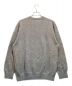 crepuscule (クレプスキュール) wholegarment crewneck P/O / ホールガーメント クルーネック プルオーバー ニット ウール グレー サイズ:2：5000円