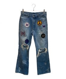 Needles（ニードルズ）の古着「Assorted Patches Boot-Cut Jean」｜ブルー