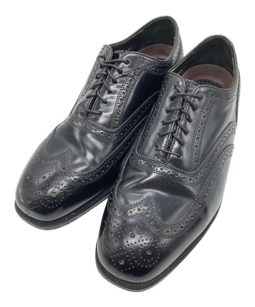 Florsheim（フローシャイム）Florsheim (フローシャイム) ウィングチップシューズ ブラック サイズ:26cmの古着・服飾アイテム