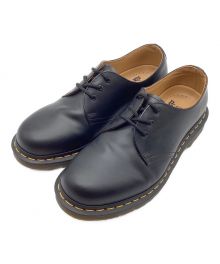 Dr.Martens（ドクターマーチン）の古着「3ホールシューズ　ラウンドトゥ　イエローステッチ」｜ブラック