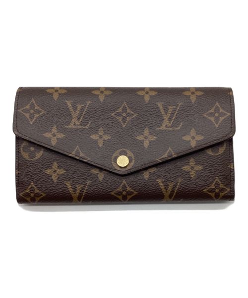 LOUIS VUITTON（ルイ ヴィトン）LOUIS VUITTON (ルイ ヴィトン) 長財布　ポルトフォイユ・サラ　フューシャ　モノグラム フューシャの古着・服飾アイテム