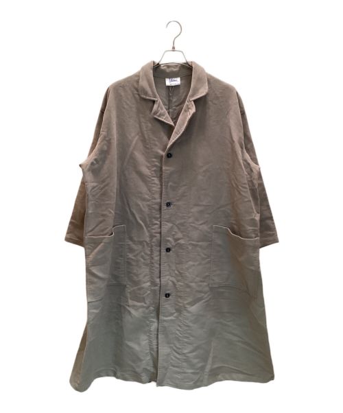 Yarmo（ヤーモ）Yarmo (ヤーモ) モールスキン Lab Coat　British Moleskin ベージュ サイズ:-の古着・服飾アイテム