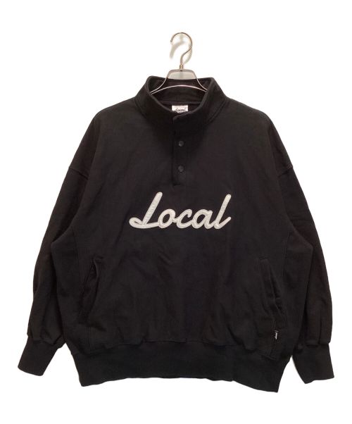 localgolf（ローカルゴルフ）localgolf (ローカルゴルフ) スナップスウェット ブラック サイズ:SIZE XLの古着・服飾アイテム