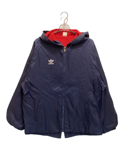 adidas（アディダス）adidas (アディダス) ナイロンジャケット ネイビー サイズ:SIZE Lの古着・服飾アイテム