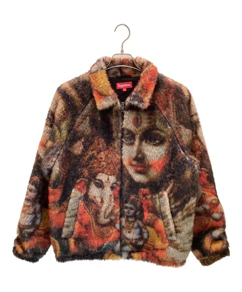 SUPREME（シュプリーム）Supreme (シュプリーム) Ganesh Faux Fur Jacket ブラウン サイズ:Mの古着・服飾アイテム