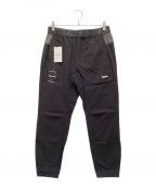 F.C.R.B.エフシーアールビー）の古着「STRETCH LIGHT WEIGHT EASY TAPERED PANTS」｜ブラック×グレー